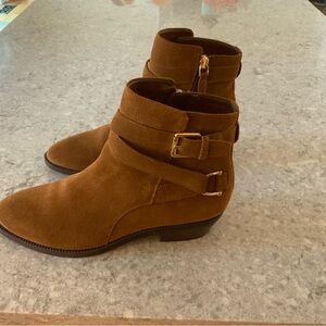 Ralph Lauren Brown Suede Ankle Boots